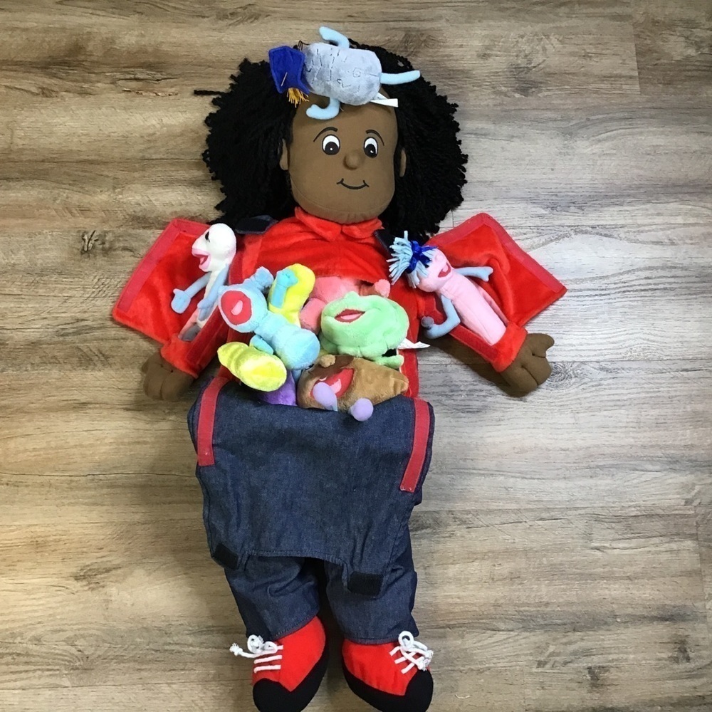 LITTLE Organ Andy African American Doll Educational Set Complete Health School